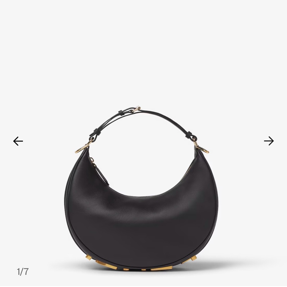Fendi Small Fendigraphy Bag + Black Fendi Strap You